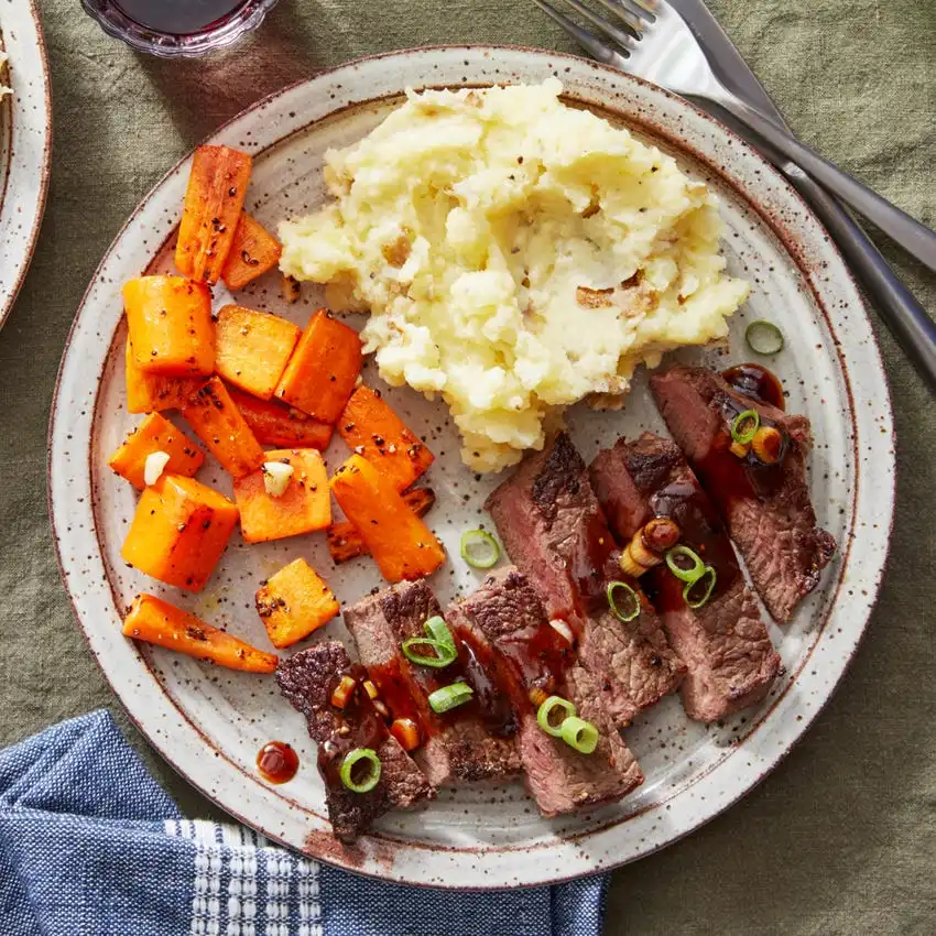 Seared Steaks & Homemade Steak Sauce