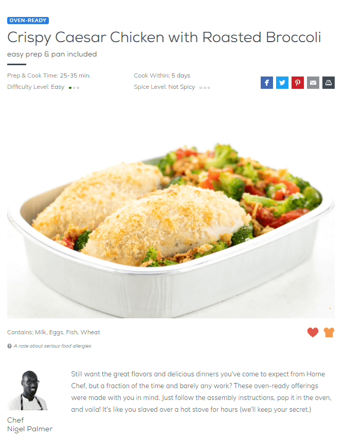 Crispy Caesar Chicken with Roasted Broccoli