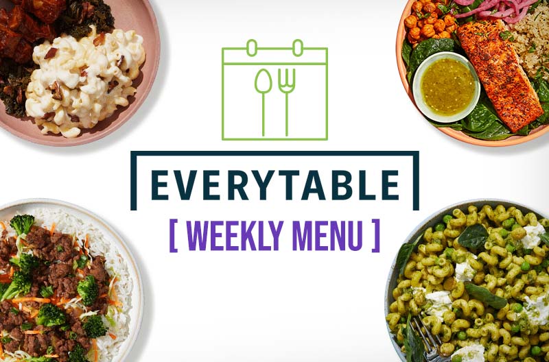 Everytable Weekly Menu