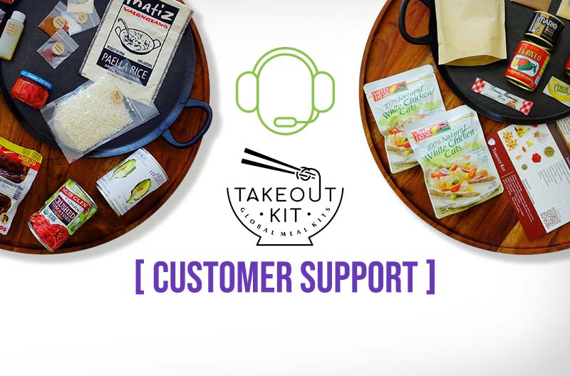 Takeout Kit Customer Support