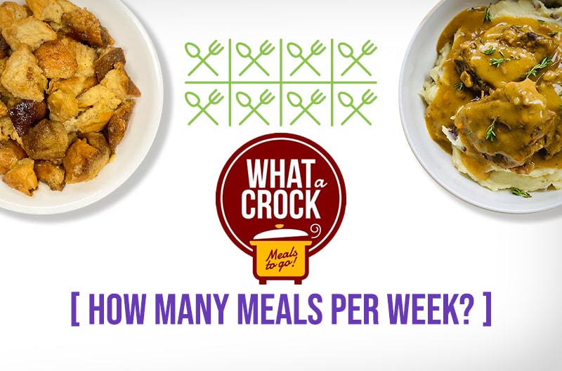 What A Crock Meals How many meals do you get a week