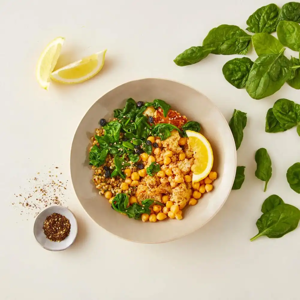 Roasted Cauliflower Grain Bowl