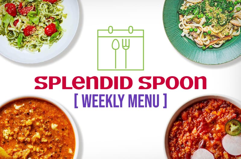 Splendid Spoon Weekly Menu