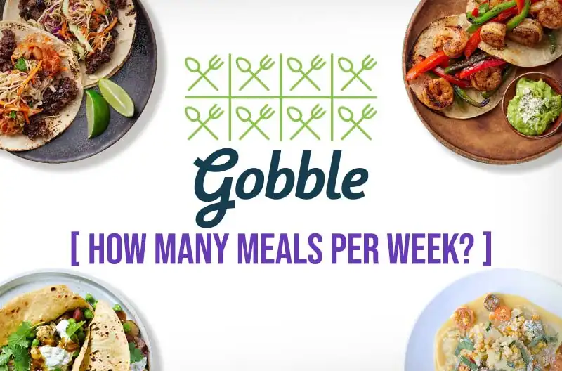 Gobble How many meals do you get a week