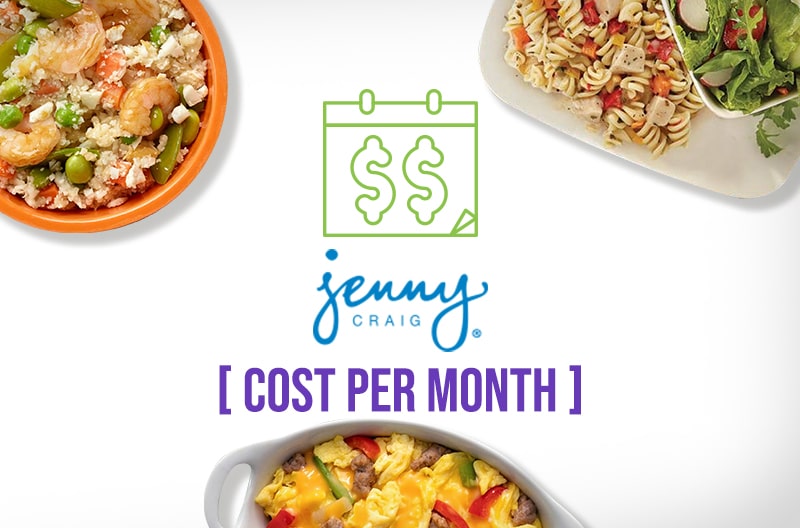 Jenny Craig Cost per Month
