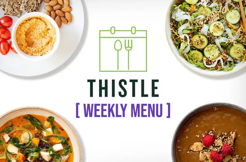 Thistle Weekly Menu