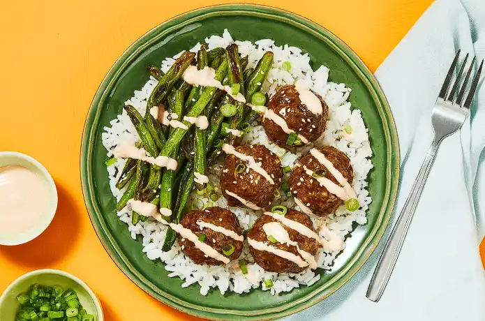 Chicken-Meatballs-with-Bulgogi-Sauce