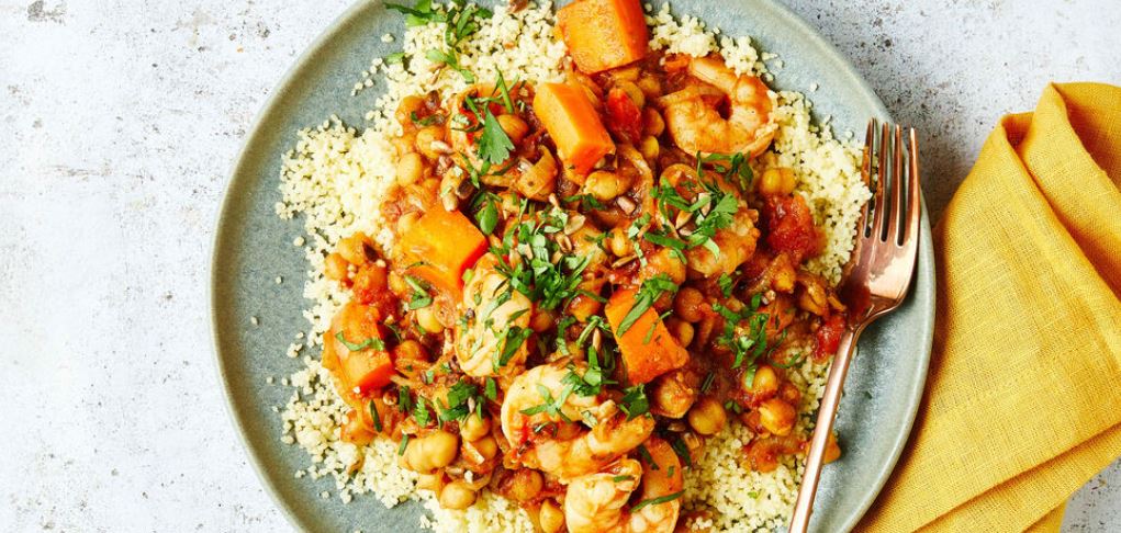 Fragrant Prawn and Chickpea Tagine