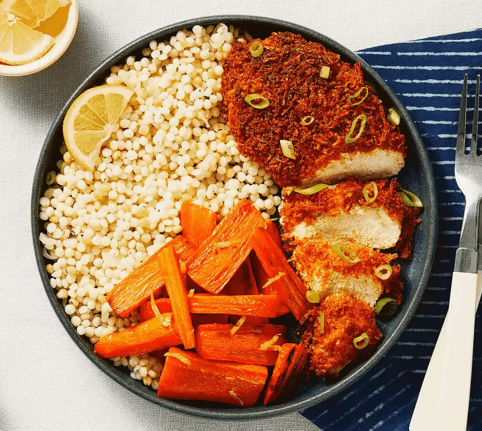 Parmesan-Crusted-Chicken-with-Garlic-Tomato-Sauce