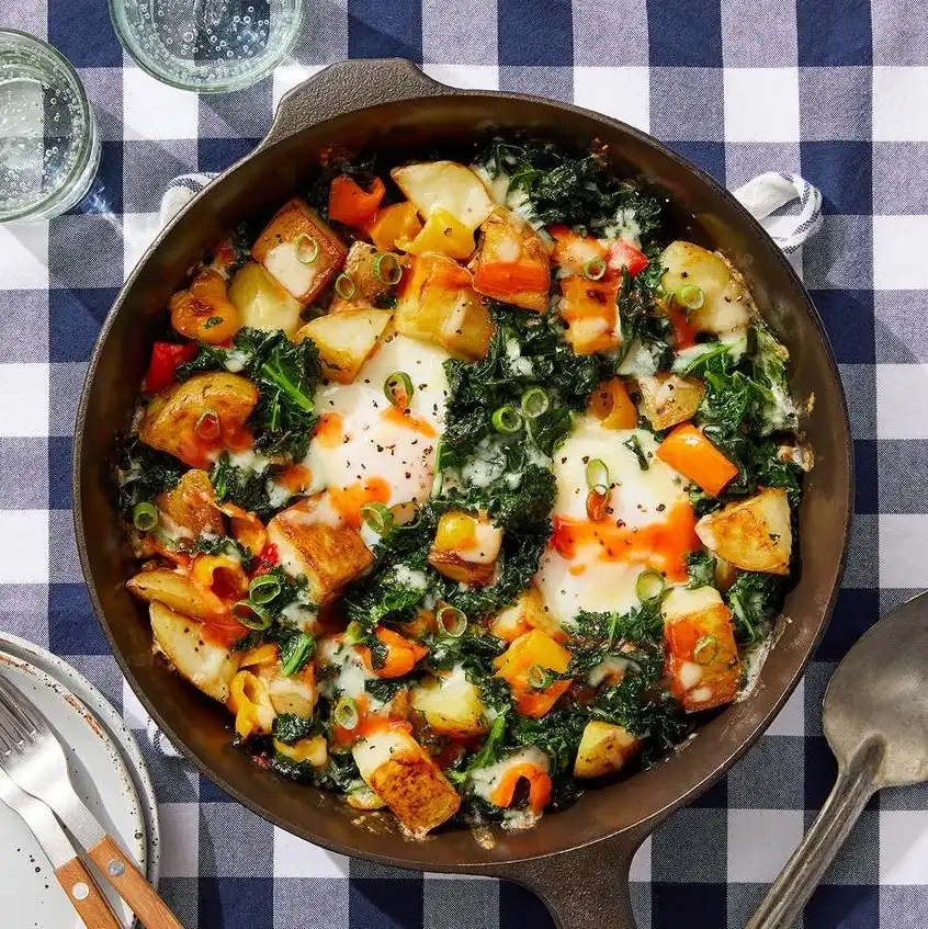 Potato-Hash-Eggs