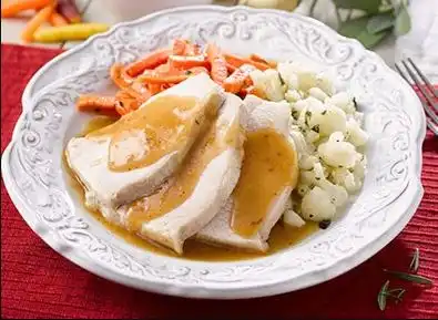 Turkey-Breast-with-Herbed-Brown-Gravy