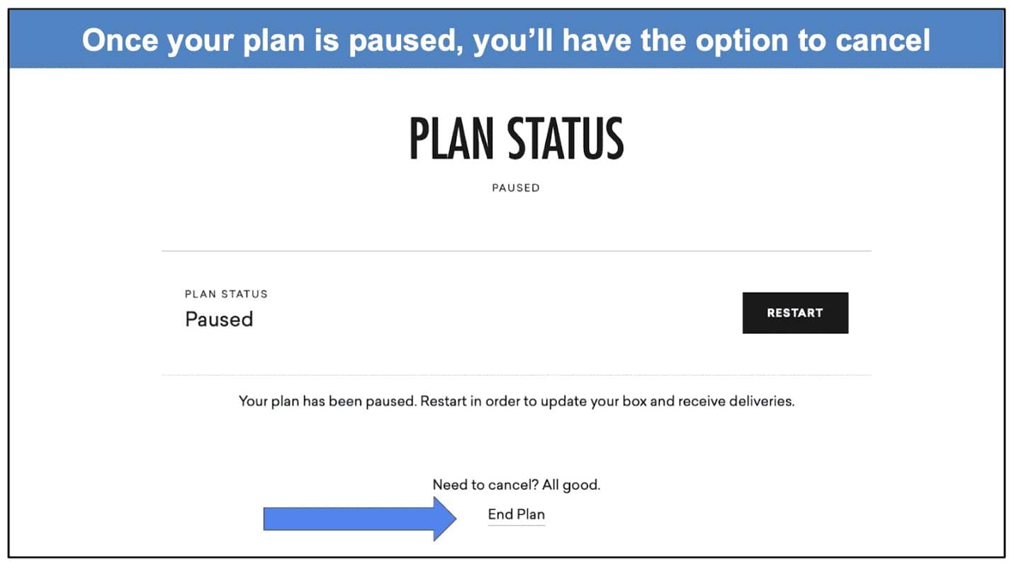 Navigate to the Plan Status page.