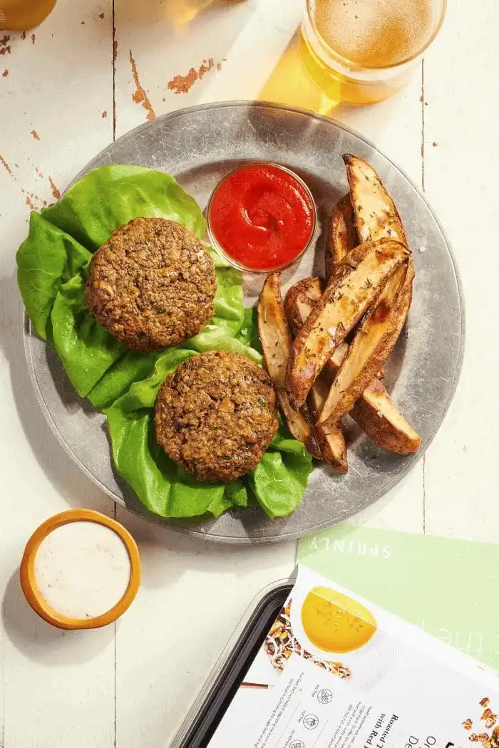 Mushroom-Lentil-Sliders-with-Herbs-De-Provence-Home-Fries-and-Vegan-Ranch