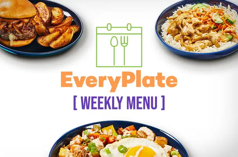 Everyplate Weekly Menu