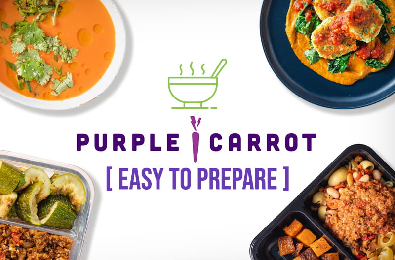 Purple Carrot easy to prepare