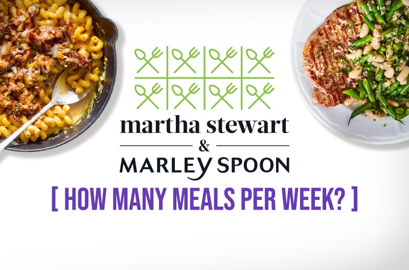 Marley Spoon How many meals do you get a week