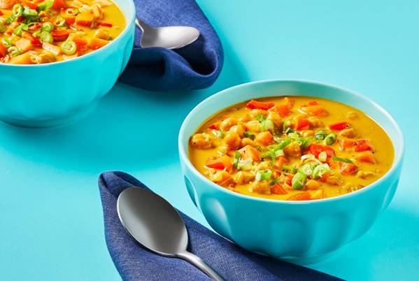 Curried Coconut Chickpea Soup