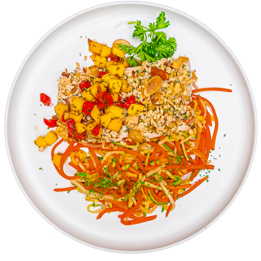 Almond Crusted Mahi Mahi