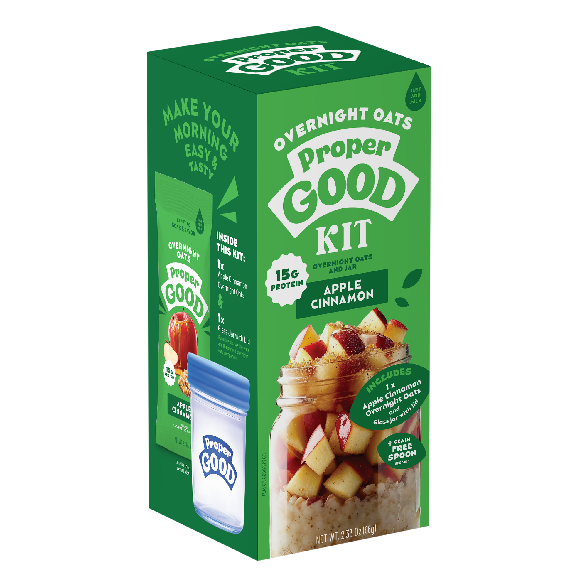 Apple Cinnamon Overnight Oats Kit
