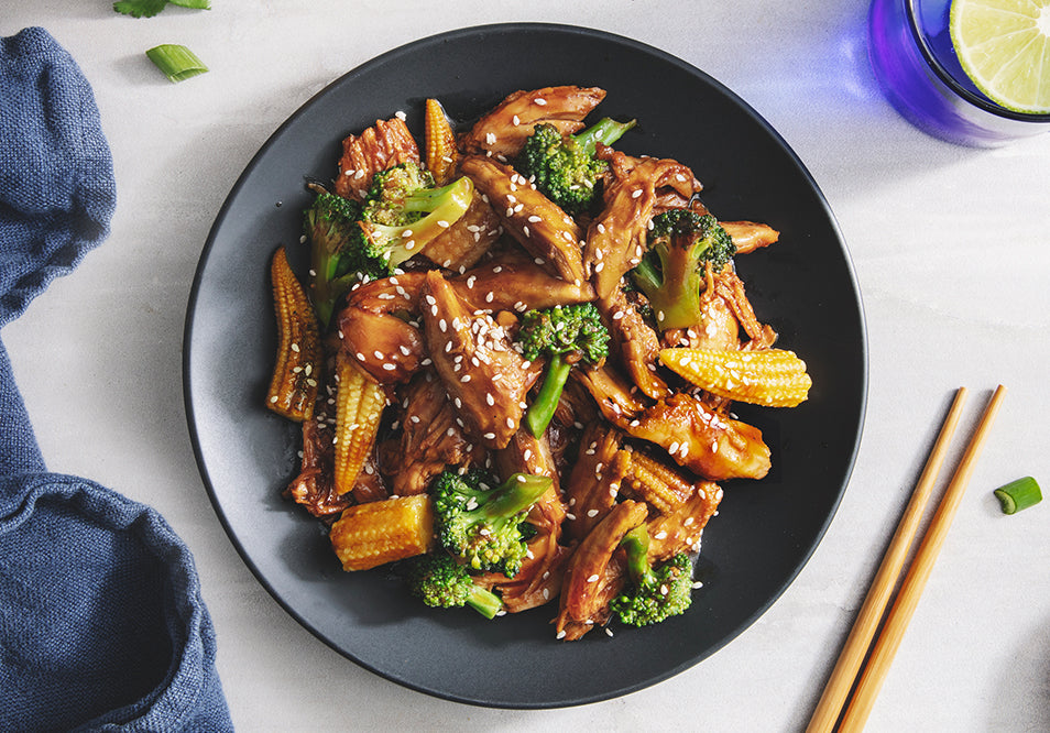 Low Carb Chicken Teriyaki and Vegetables