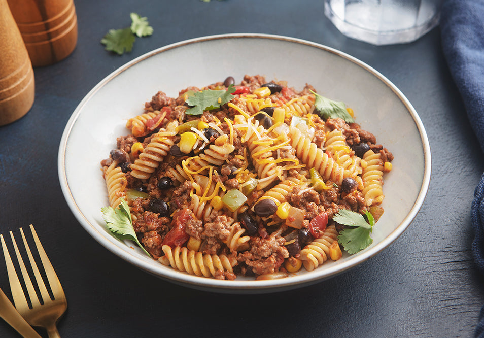 Tex Mex Taco Pasta