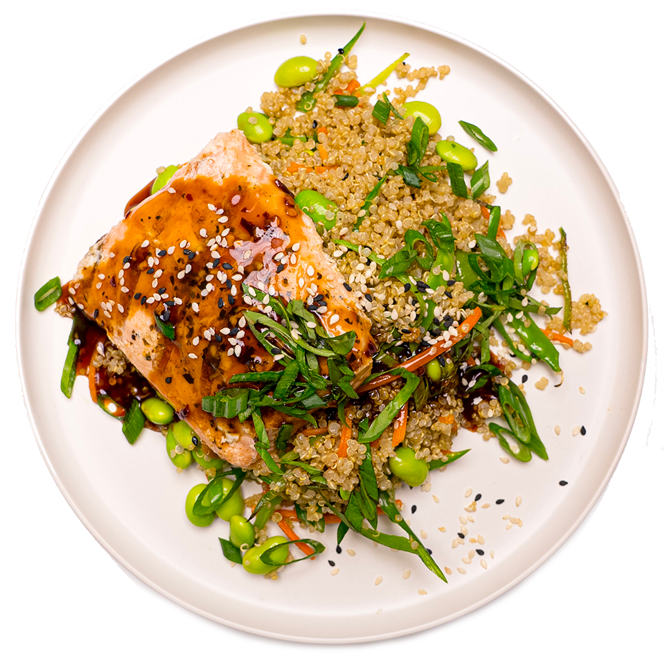 Ginger Soy Salmon Stir Fry