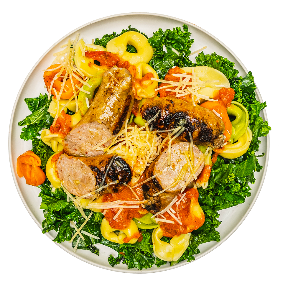 Cheese Tortellini & Chicken Sausage