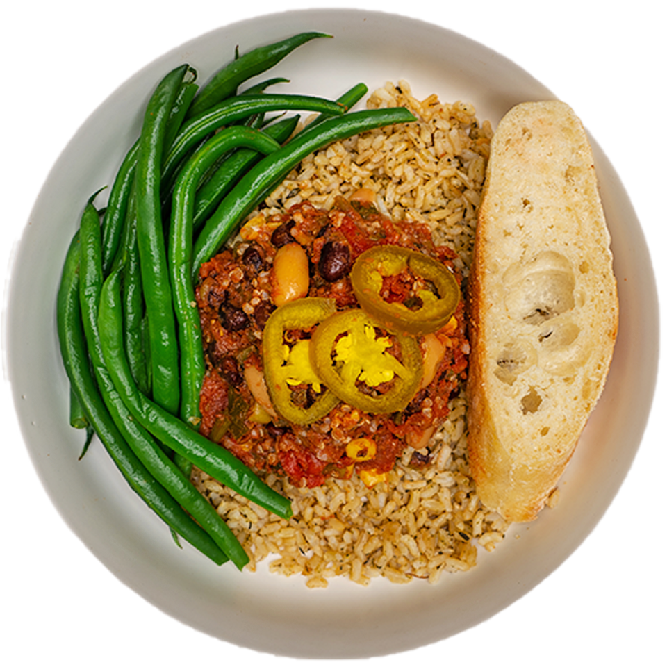 Veggie Chili & Brown Rice