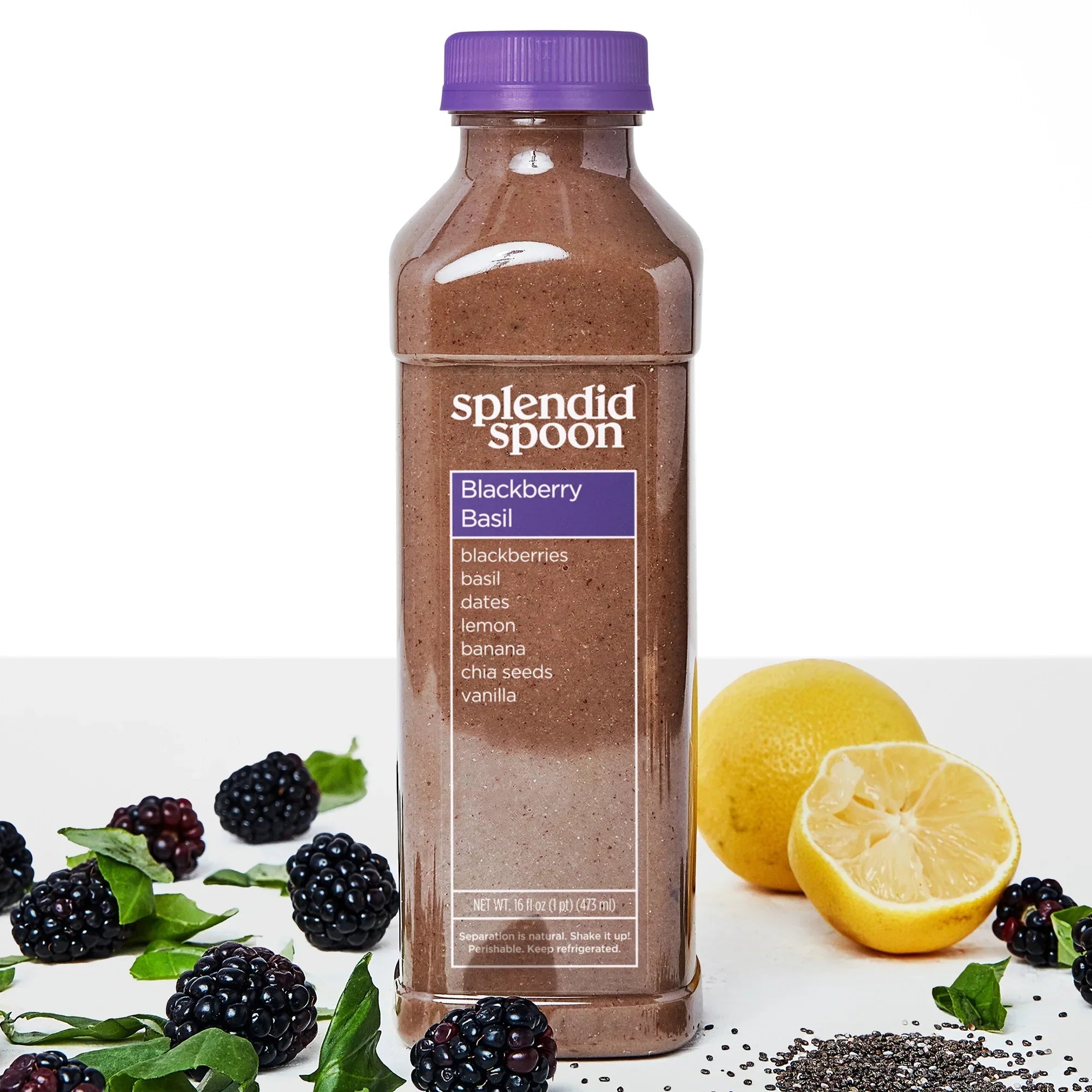 Blackberry Basil Smoothie