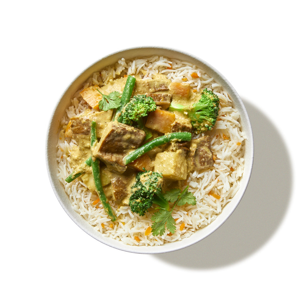 Yellow Seitan Curry