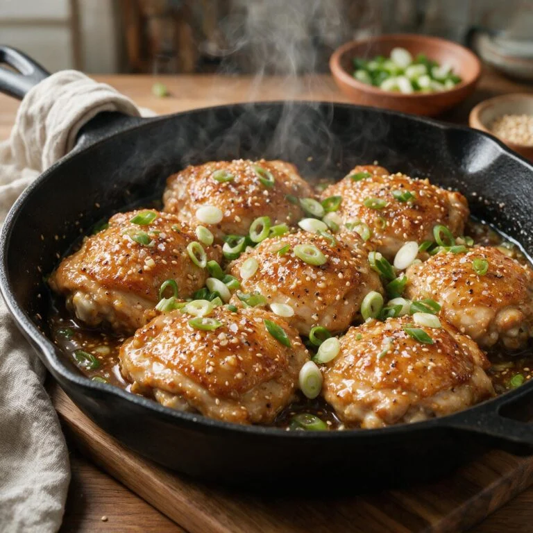 Honey Garlic Chicken Thighs