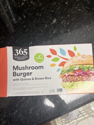 365 Whole Foods Market Mushroom Burger
