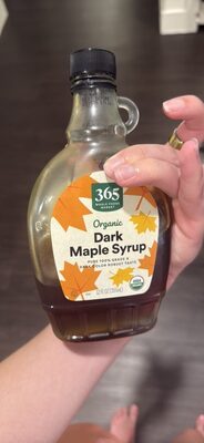365 Whole Foods Market Organic Dark Maple Syrup
