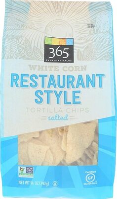 365 Whole Foods Market Organic Restaurant Style salted Tortilla Chips