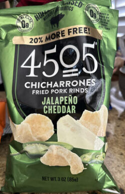 4505 Jalapeño Cheddar Chicharrones Fried Pork Rinds
