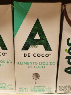 A de Coco Alimento Líquido de Coco