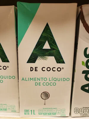 A de Coco Alimento Líquido de Coco