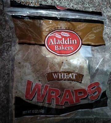 Aladdin baker's Whole wheat wraps