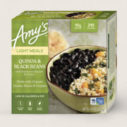 Amy's Quinoa & black beans with butternut squash & chard