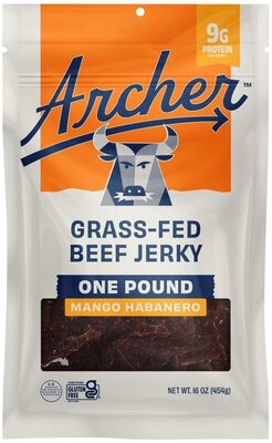 Archer Grass-Fed Beef Jerky Mango Habanero