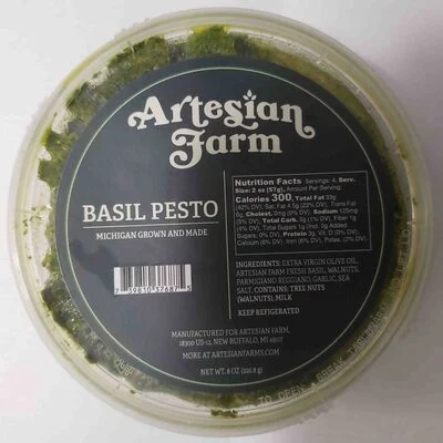 Artesian Farms Basil pesto