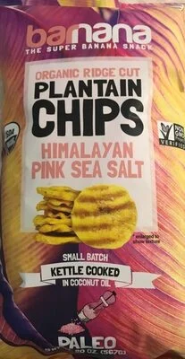 Barnana Organic Ridge Cut Plantain Chips