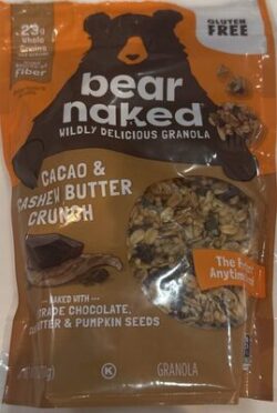 bear naked CACAO & CASHEW BUTTER CRUNCH