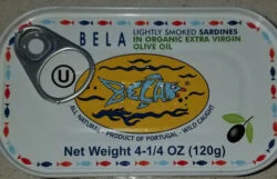 BELA Sardines in Extra Virgin Olive Oil with Smoke Flavor