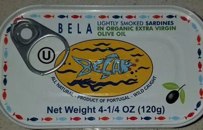 BELA Sardines in Extra Virgin Olive Oil with Smoke Flavor