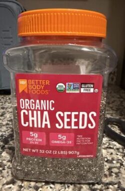 Better Body Foods Organic Chia Seeds