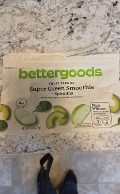 bettergoods Super Green Smoothie + spirulina