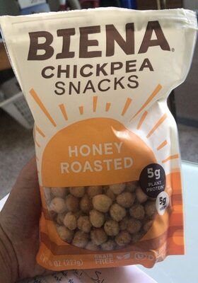 BIENA CHICKPEA SNACKS HONEY ROASTED FLAVORED