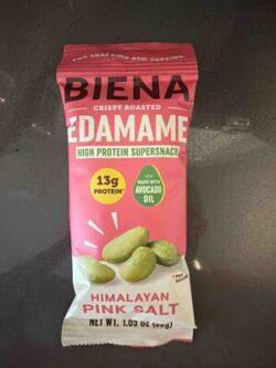 Biena Crispy Roasted Edamame Himalayan Pink Salt