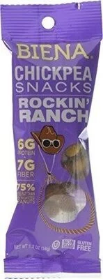 Biena Rockin ranch chickpea snacks